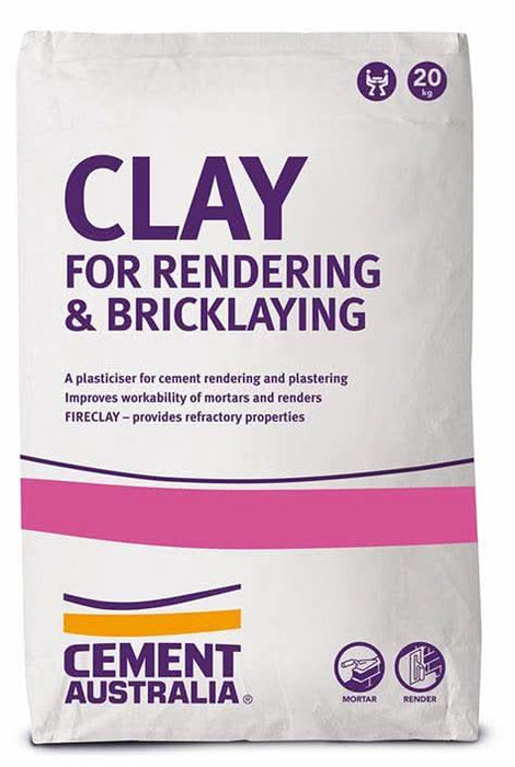 RENDERERS & BRICKLAYING CLAY 20KG BAG