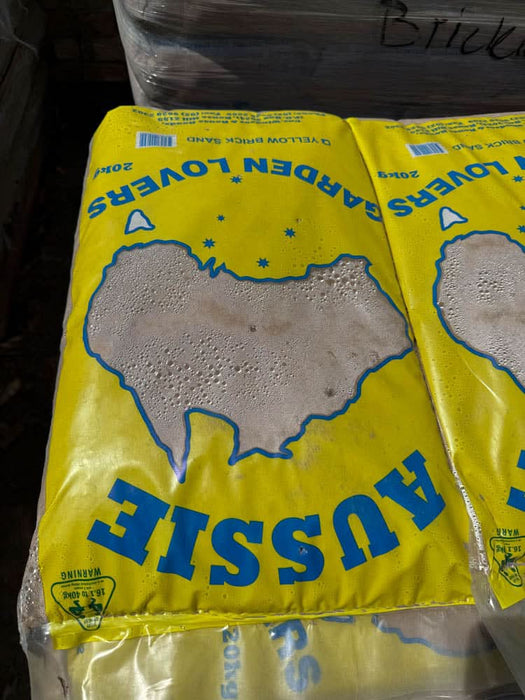 WHITE BRICKIE SAND BAG 20Kg