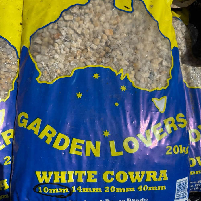 COWRA WHITE BAG 10MM 20Kg