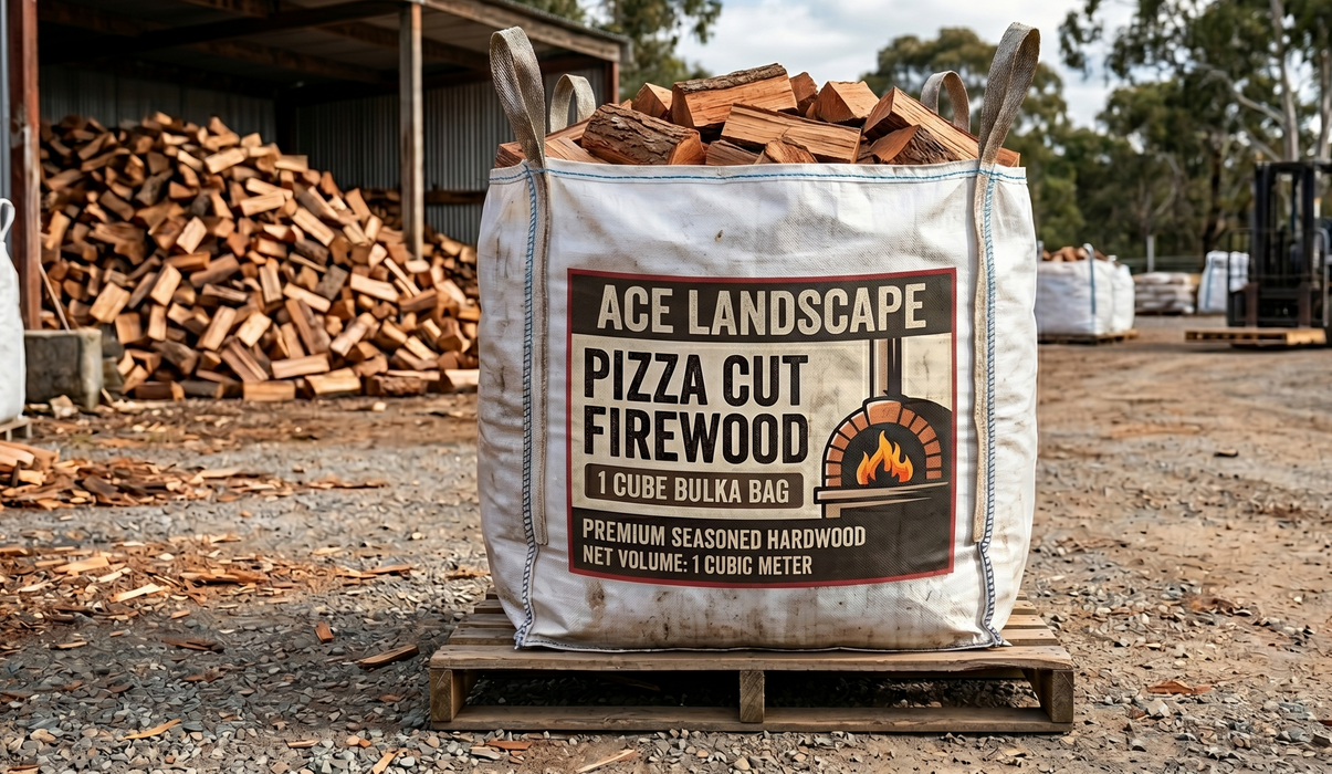 Pizza cut firewood 1 cube bulka bag