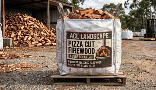 Pizza cut firewood 1 cube bulka bag