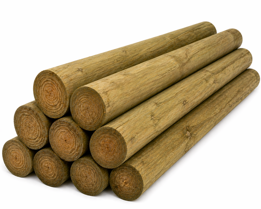 ROUND LOG  SH4 TREATED 2.4MX125MM