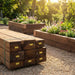 Garden edging timber